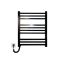 Рушникосушарка електрична Carino LORENZO з контроллером Чорний глянець 590*490