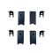 Рушникосушарка електрична Carino MIA з контроллером Чорний глянець 790*490