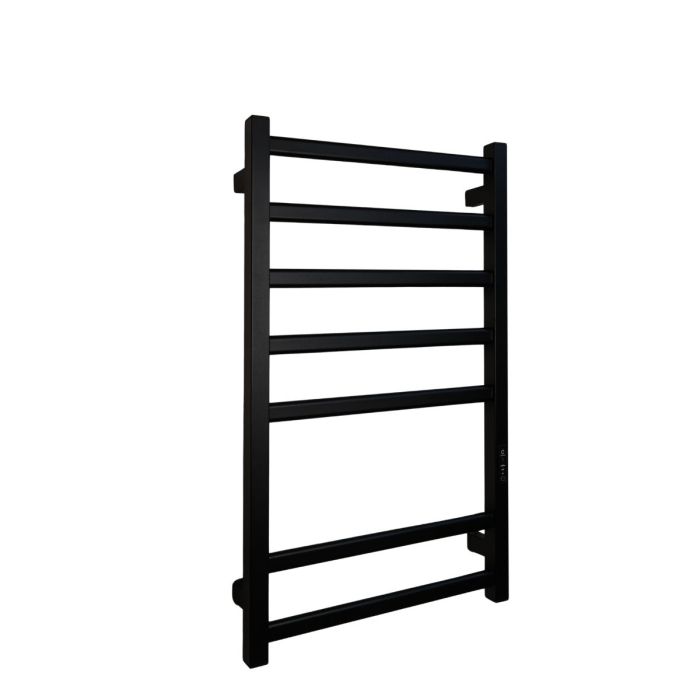 Рушникосушарка електрична Carino ALBA з контроллером Чорний мат 790*490