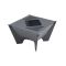 Мангал-гриль Carino квадратний 600 мм розбірний 614х614х400 мм, метал 3 мм без покриття