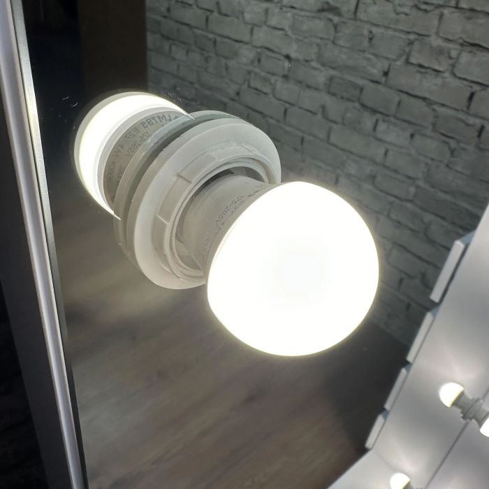 Зеркало безрамное на колесах в полный рост с Led лампами 190х70 см