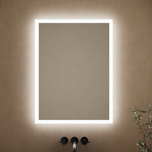 Зеркало LED прямоугольное со смешанной подсветкой 50х70 см. (13812900)