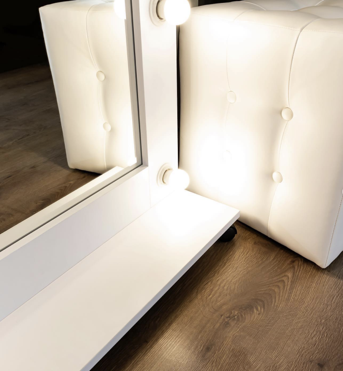 Дзеркало підлогове на весь зріст з підсвіткою Lux White